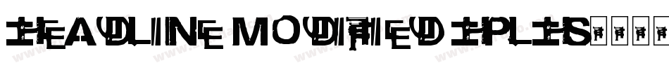 Headline Modified HPLHS字体转换